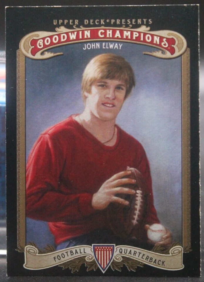 John Elway (HOF) - 2012 Goodwin Champions #35 (NM) - Image 1 of 1
