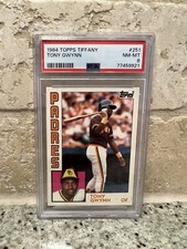 1984 Topps TIFFANY Tony Gwynn Baseball Card #251 - New Slab PSA 8 NM-MT
