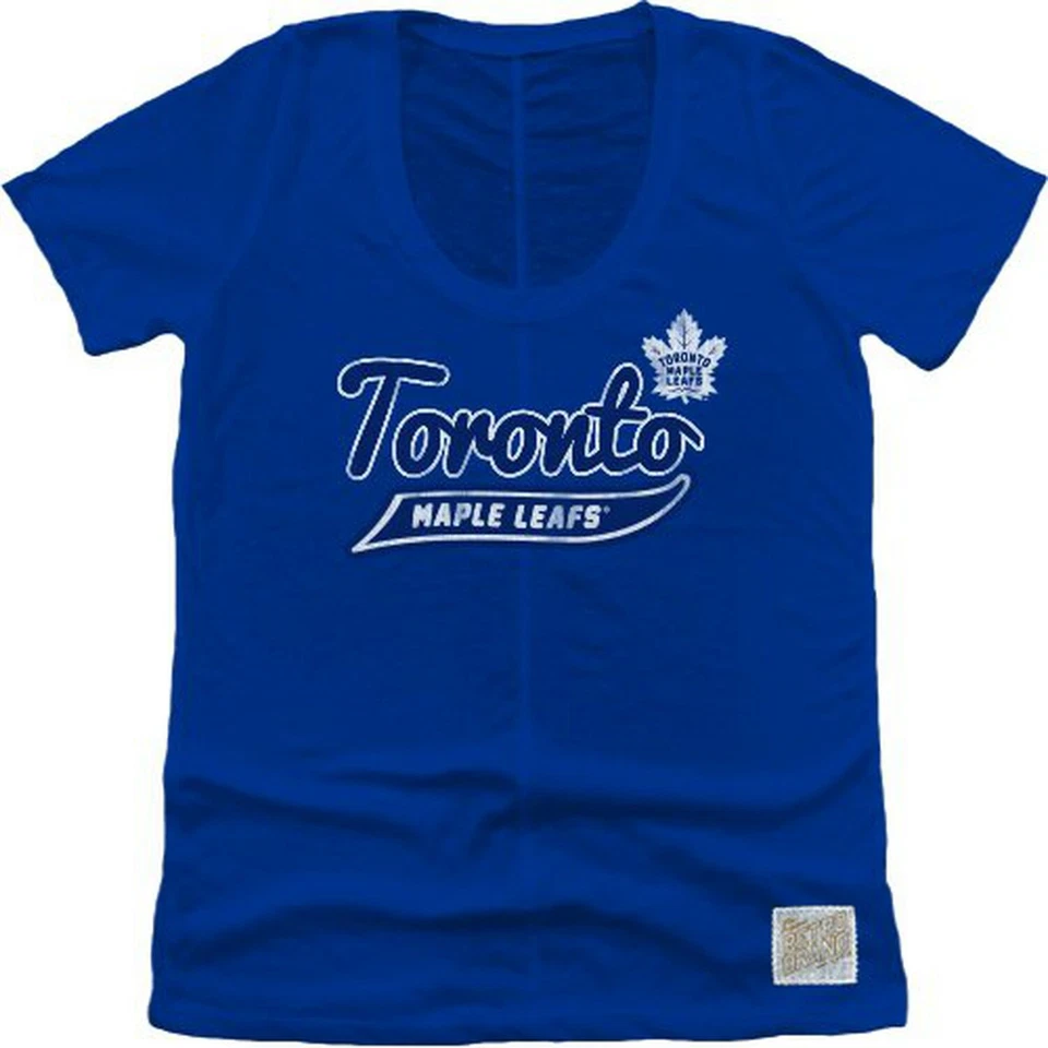 Original Retro Brand NHL Toronto Maple Leafs Women's Nubby Slub Tee, X-Large,... - Image 1 of 1