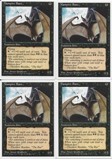MTG: VAMPIRE BATS 4th Edition COMMON; played, Excellent condition x4