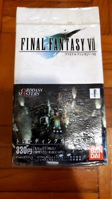 Final Fantasy VII 7 Carddass Masters Caja de refuerzo sellada 15 paquetes sellados en el interior Foto 1 de 4