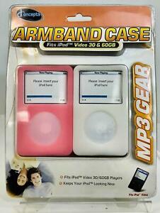 Ipod Armband Gym Case~Pink/White