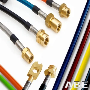 Stahlflex Bremsschläuche für Subaru Legacy 4 (BL) 2.0 AWD Stufenh. (2005-2009) - Bild 1 von 4