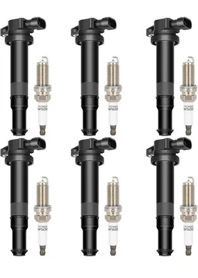 6 bobinas de encendido con 6 bujías de iridio para Kia 2006 2007 Optima 2,7 L V6 Foto 1 de 4