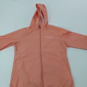 Columbia RG2013 Youth Girls' Switchback II Hooded Jacket Orange Size M (10/12) - Picture 1 of 15