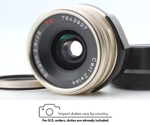 Tested [N MINT-] Contax Carl Zeiss Biogon T* 28mm f2.8 Lens For G1 G2 From JAPAN - Picture 1 of 14