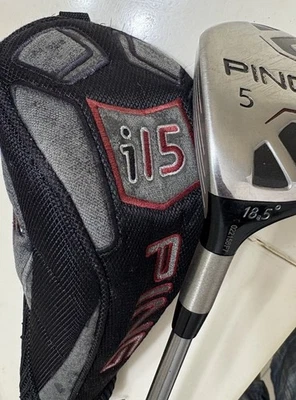 Ping i15 18.5  /5 Fairway Wood Stiff Flex S 63xCT Mitsubishi Rayon Graphite LH - Image 1 of 4