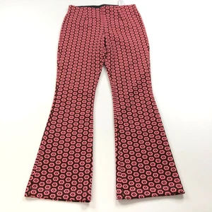Zara Medium (Fit 28W 28L) Mid Low High Rise Pull On Printed Pants All Over Print - Picture 1 of 9