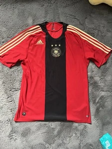 Adidas Deutschland DFB Trikot Auswärts Trikot 2008 Gr.L Rot !Super Zustand! - Bild 1 von 4