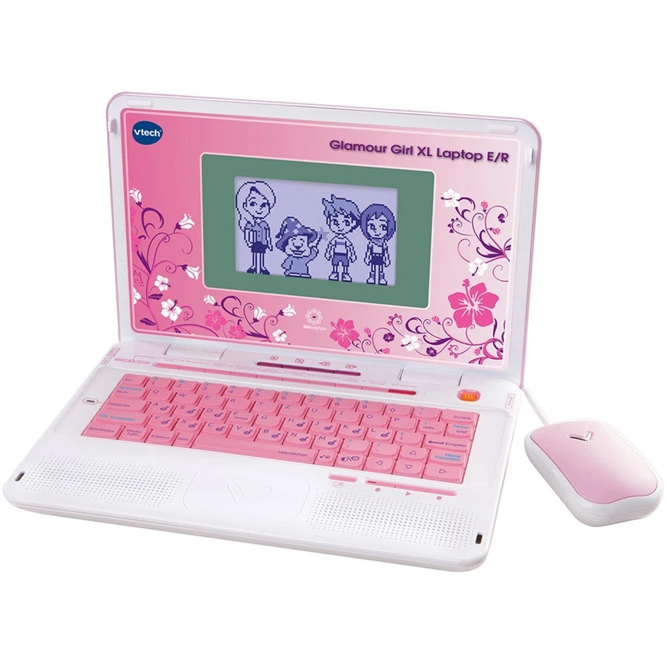 VTech Glamour Girl XL Lerncomputer - Weiß/Rosa (80-117964)