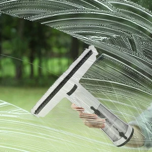 Window Vacuum Squeegee Silicone Scraper 2000 MAh Rechargeable Battery L - Picture 1 of 24