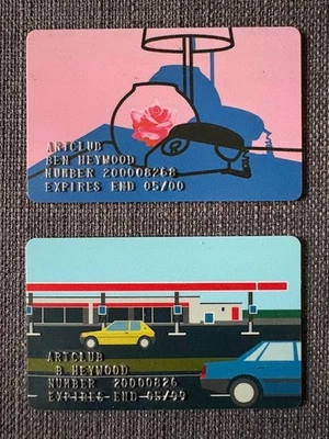 Tarjetas de crédito de la tienda Habitat de edición limitada: Julian Opie y Patrick Caulfield 2000 Foto 1 de 4