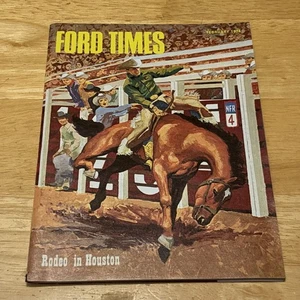 1974 February Ford Times Magazine Rodeo In Houston Cover Florida Treasure Island - Picture 1 of 22