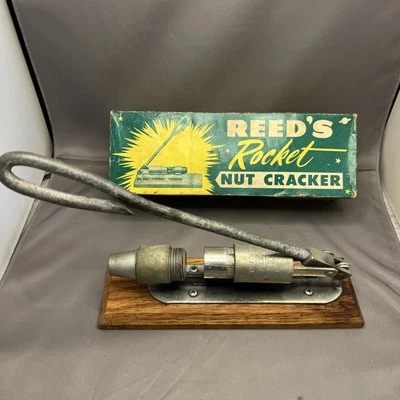 Vintage Reed's Rocket Finest Nut Cracker - Little Rock, Arkansas - Original Box - Image 1 of 4