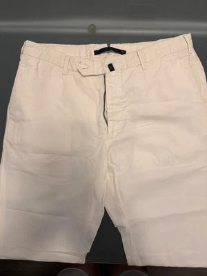 INCOTEX 1951 White Ray Regular Cotton Pants Trousers Mens Size US 34 - Image 1 of 4