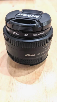 Nikon AF NIKKOR 50mm f/1.8D Prime Lens for F Mount - Image 1 of 4