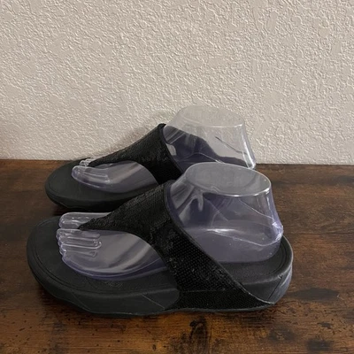 Сандалии FITFLOP Lulu многотональные блестящие с носком - Изображение 1 из 4