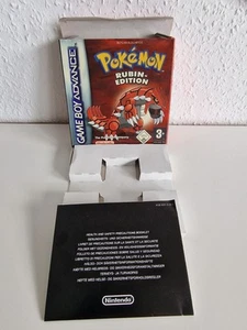 Pokémon Rubin Edition in OVP mit Anleitung - Original Nintendo Game Boy Advance - Bild 1 von 14