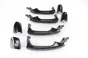 14-18 Mercedes W117 CLA250 Front Left Rear Right Door Handles Black OEM SET of 4 - Picture 1 of 24