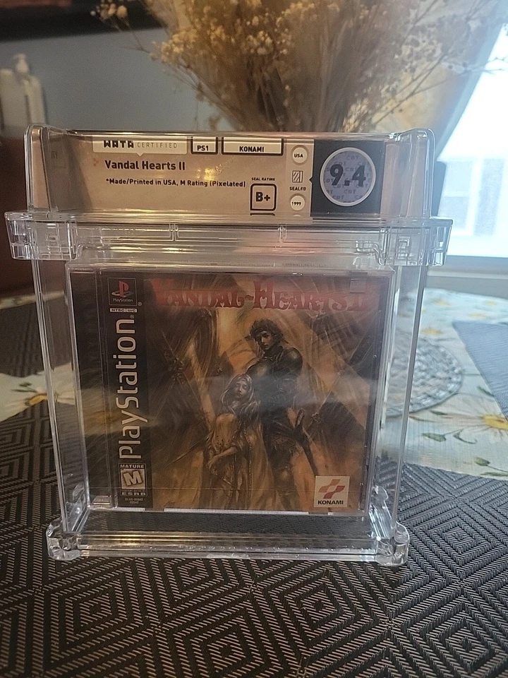 Vandal Hearts II 2 PS1 WATA 9.4 B+ Sellado Raro RPG Foto 1 de 4