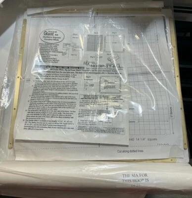 Hoop it all Giant Quilters Square double wide kit for Bernina 185/200  Open Box - Image 1 of 4