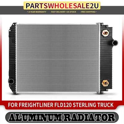 Radiator w/ Transmission Oil Cooler for Freightliner FL60 1999-2004 FL80 FLD120 - Image 1 of 4