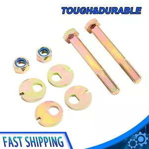Alignment Cam Bolt Kit Front Lower Control Arm fit 97-18 Jeep Wrangler TJ JK - Picture 1 of 13