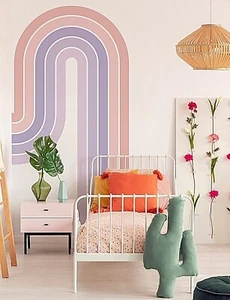 Colorful Fountain Rainbow Wall Decals, Stickers, Mural, Wall Art Decoration 664 - Picture 1 of 5