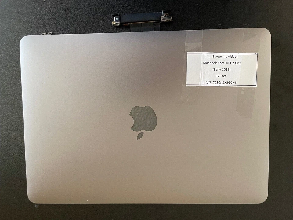 Apple MacBook 2015 12" Screen Gray For Parts - Image 1 of 3