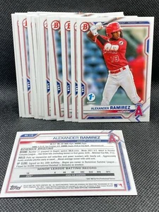 21X 2021 Bowman Draft 1st Edition ALEXANDER RAMIREZ LOT OF 21 CARDS ANGELS BD110 - Picture 1 of 1