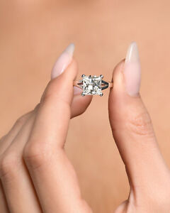 14k White Gold Ring F VS1 5 Ct Lab Grown Diamond IGI Certificate Women Jewelry
