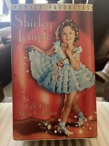 SHIRLEY TEMPLE TRIPLE PACK MOVIE COLLECTION VHS FOX FAMILY FAVORITES - Picture 1 of 2