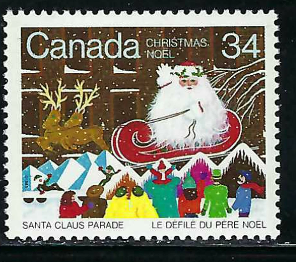 CANADÁ - SCOTT 1067 - MUY BUEN ESTADO - NAVIDAD - DESFILE DE SANTA CLAUS - 1985 Foto 1 de 1