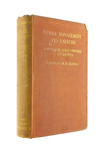 Stable Management And Exercise A Book For Horse-Owners And Students - Imagen 1 de 1