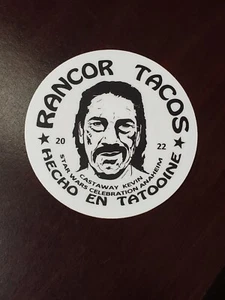 Star Wars Celebration Anaheim 2022 Exclusive Rancor Taco Sticker - NEW  - Picture 1 of 1