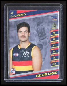 AFL 2024 Team Coach Silver Adelaide Crows Darcy Fogarty 127 Football CB-2-1-E-4 - Picture 1 of 8