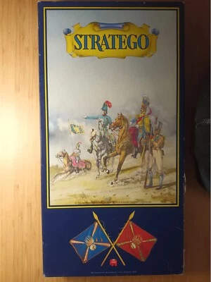 Original Stratego blau vintage Brettspiel für 2 Spieler große Ausführung s. gut - Bild 1 von 3