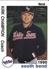Kirk Champion 1990 Best South Bend White Sox #27 Card