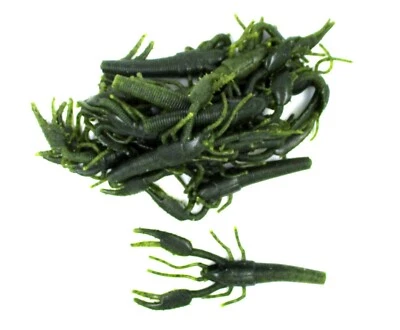 (14) WAVE WORMS 7" TIKI-LANGOSTA ENORME A GRANEL SEÑUELO CANGREJO DE RÍO SANDÍA NUEVO Foto 1 de 2