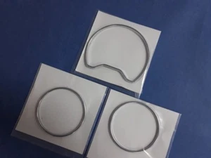 3 CHROME STAINLESS CLUSTER GAUGE RINGS FOR 1998-2000 MERCEDES BENZ W208 CLK C208 - Picture 1 of 4