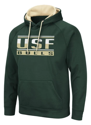 NCAA Men's South Florida Bulls SFU Green Pullover Hoodie Sweatshirt Size Large L Cover