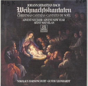 TELEFUNKEN 5LP BACH Weihnachtskantaten Christmas Cantatas LEONHARDT HARNONCOURT - Picture 1 of 3