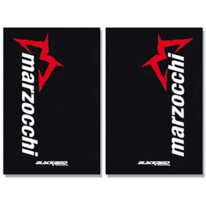 Pegatina pegatina con logotipo marzocchi Blackbird Racing 5015M 2 piezas, negro - Imagen 1 de 1