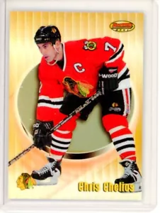 1998/99 Bowman's Best Chris Chelios Refractor 127/400 #29 - Bild 1 von 2