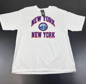 stüssy new york new york tee size white - Picture 1 of 3