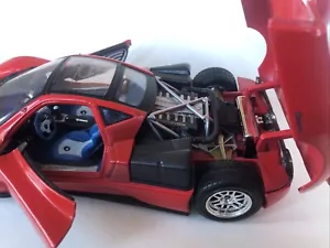 1:18 Cars PAGANI Motormax Zonda C12 Red RARE Diecast Good Cond PLS Read - Picture 1 of 8
