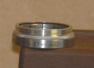 Kodak Series V 27 mm-1 1/16 in. Screw-On Adapter