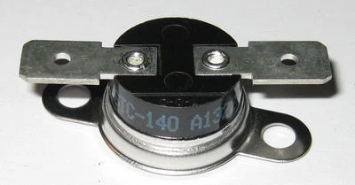 White Rodgers Thermostat - 140 F / 60 C Close on Rise - 1/2" Bimetal Disc 10849 - Image 1 of 4