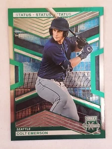 Colt Emerson 2023 Elite Edición Extra STATUS GREEN #'d 352/499 Mariners - Imagen 1 de 1