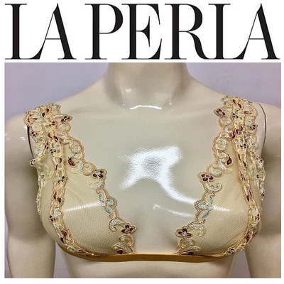 Sujetador LA PERLA Gold Paisley 935 * 32B * Precio de venta sugerido por el fabricante 210 USD Foto 1 de 4